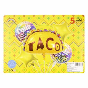 Globo Fiesta Mexicana JASON BALLOONS 5 Piezas