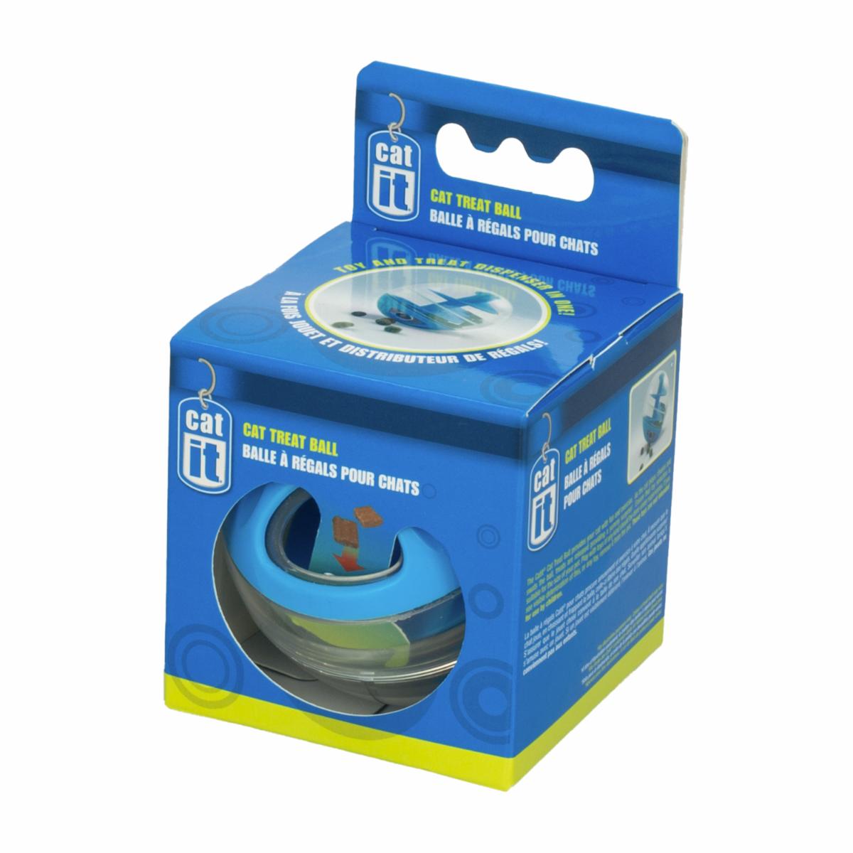 Pelota Para Gato Dispensador De Comida Con Truco CATIT Rosado