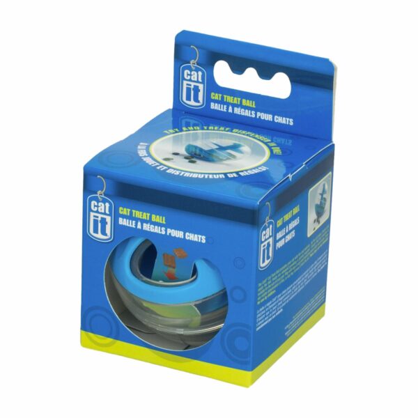 Pelota Para Gato Dispensador De Comida Con Truco HAGEN Rosado - Imagen 2