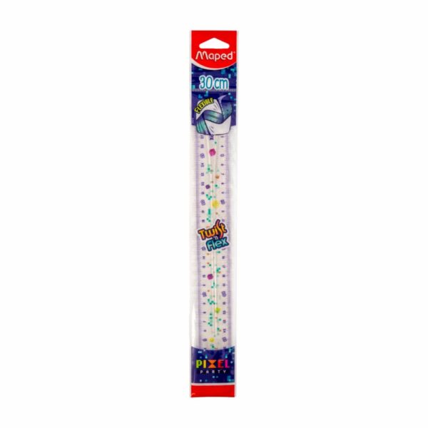Regla Escolar Twist Flex MAPED 30 Cm