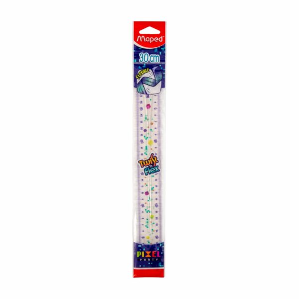 Regla Escolar Twist Flex MAPED 30 Cm