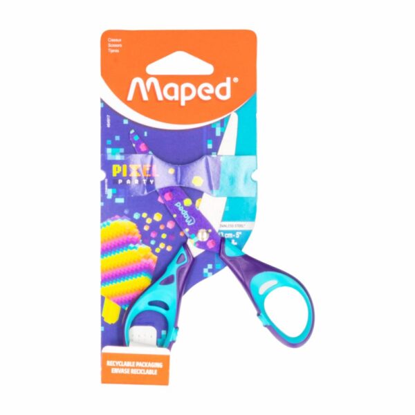 Tijeras Escolares Pixel MAPED 13 CM