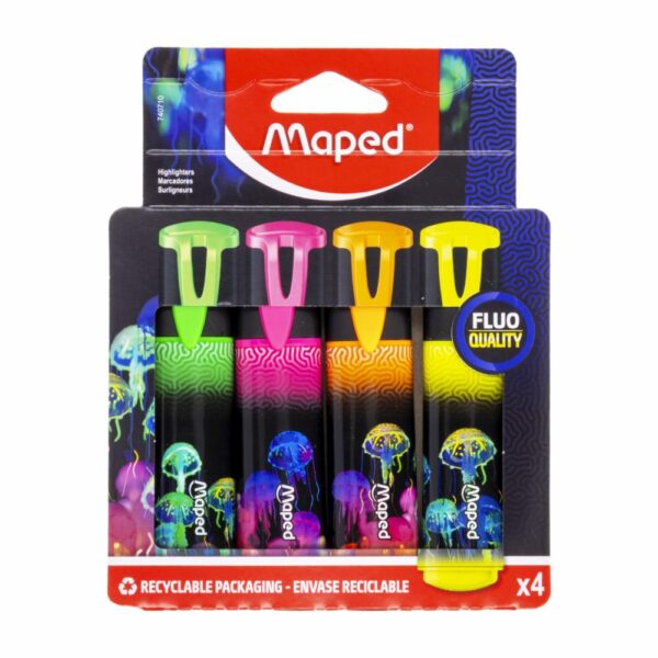 Resaltadores Deepsea MAPED X4 Uds