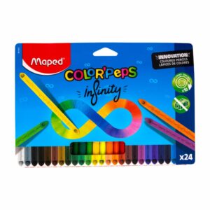 Lápices De Colores Color Infinity MAPED 24 Piezas