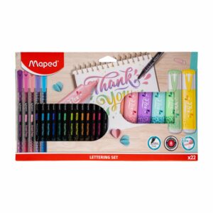Marcadores Lettering MAPED 22 Piezas