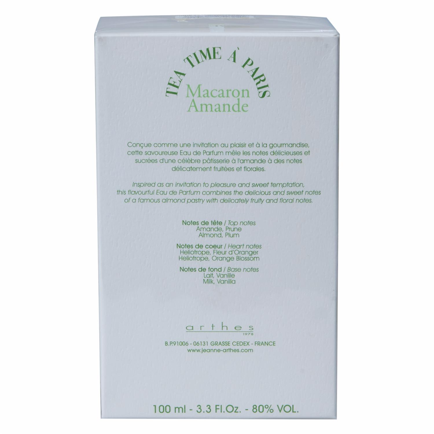 Fragancia Para Dama Macaron Amande JEANNE ARTHES EDT 100 Ml - Imagen 2