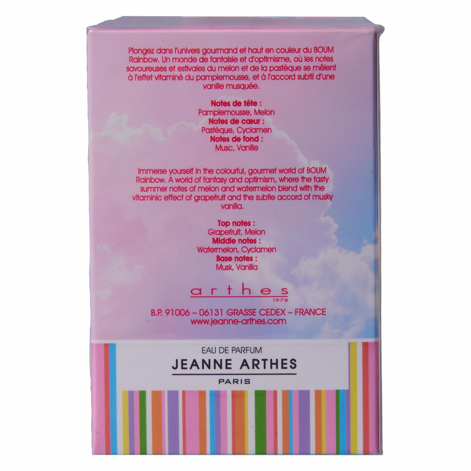 Fragancia Para Dama Boum Arco Iris JEANNE ARTHES EDP 100 Ml - Imagen 2