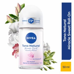 Desodorante En Roll-On Antitranspirante Tono Natural Miracle Sweet NIVEA 50 Ml