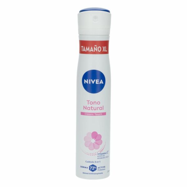 Desodorante En Spray Antitranspirante Cuidado 3 En 1 Tono Natural NIVEA 200 Ml