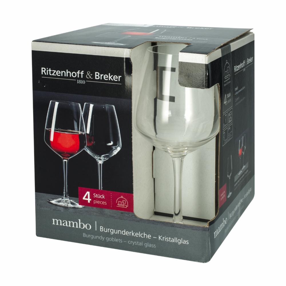 Set Copas Vino Tinto Línea Mambo RITZENHOFF & BREKER 500 Ml - Imagen 3