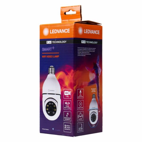 Cámara Con Foco Led De Video Vigilancia 4,5 Gb De Memoria LEDVANCE 6 Wats - Imagen 3