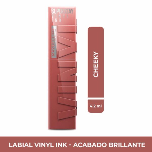 Labial Líquido Vinyl Ink Acabado Brillante Tono 40 Witty MAYBELLINE L´ORÉAL - Imagen 16