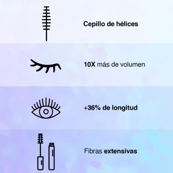 Máscara De Pestañas The Falsies Surreal Black A Prueba De Agua MAYBELLINE NEW YORK 10 Ml - Imagen 5