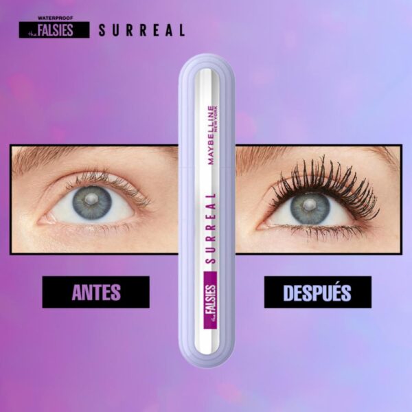 Máscara De Pestañas The Falsies Surreal Black Lavable MAYBELLINE L´ORÉAL 10 Ml - Imagen 4