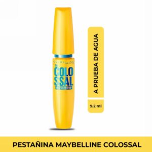 Máscara De Pestañas The Colossal Black A Prueba De Agua MAYBELLINE L´ORÉAL 9.2 Ml