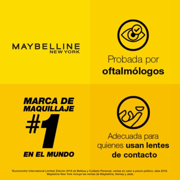 Máscara De Pestañas The Colossal Black A Prueba De Agua MAYBELLINE L´ORÉAL 9.2 Ml - Imagen 6