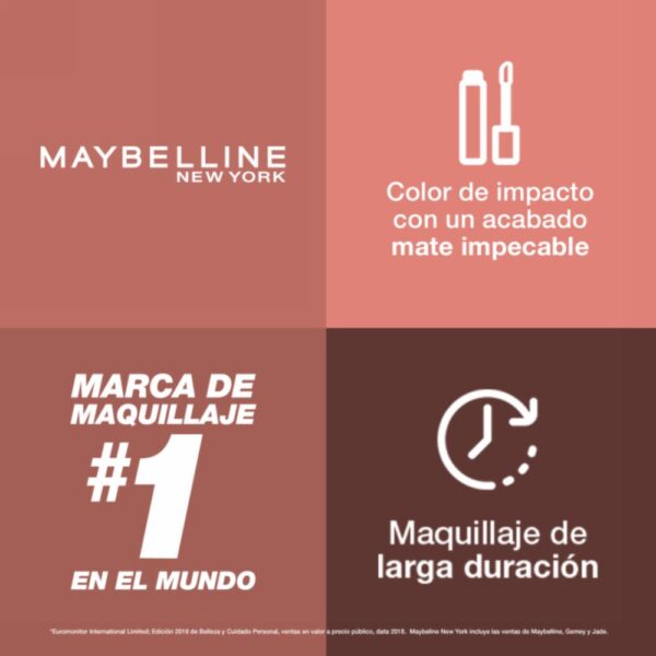 Labial Líquido Super Stay Matte Ink Tono Dreamer MAYBELLINE L´ORÉAL - Imagen 11