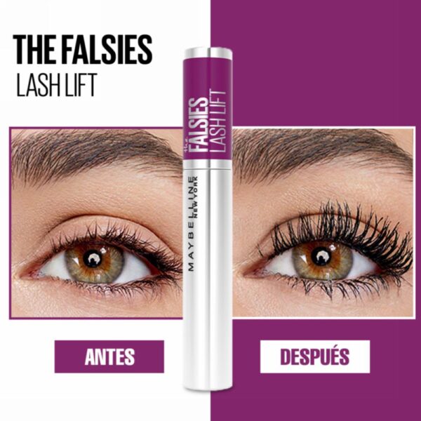 Máscara De Pestañas The Falsies Lash Lift Black Lavable MAYBELLINE L´ORÉAL 10 Ml - Imagen 5