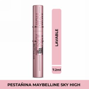 Máscara De Pestañas Lash Sensational Sky High Black Lavable MAYBELLINE NEW YORK 7.2 Ml