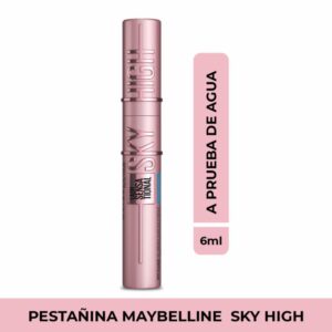 Máscara De Pestañas Lash Sensational Sky High Black A Prueba De Agua MAYBELLINE L´ORÉAL 6 Ml