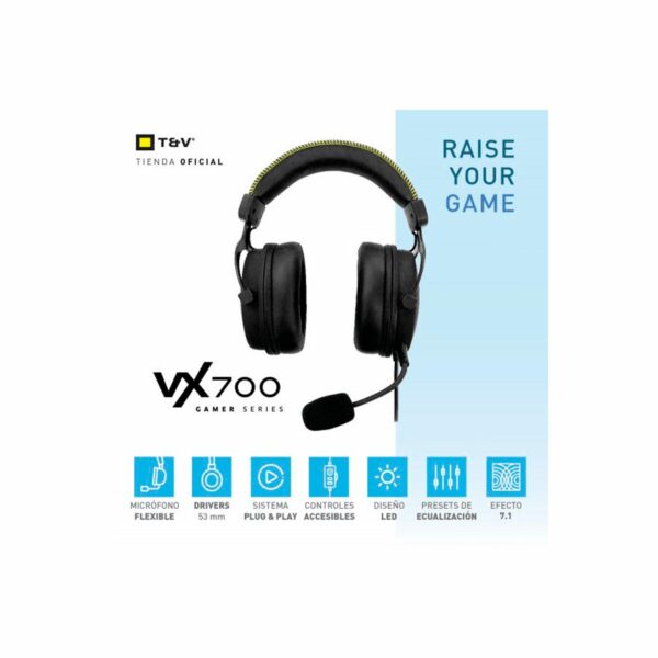Audífonos Gamer VX700 THONET & VANDER Con Cable - Imagen 2