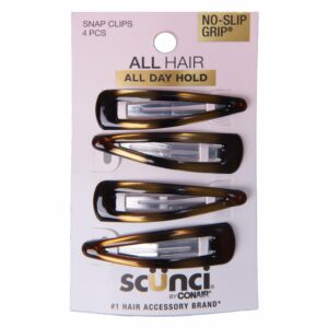 Clip Mediano Café X4 CONAIR Paquete