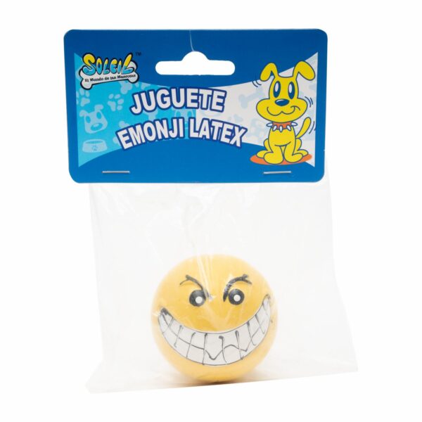 Juguete Emonji Latex SOLEIL TRADING Para Perro