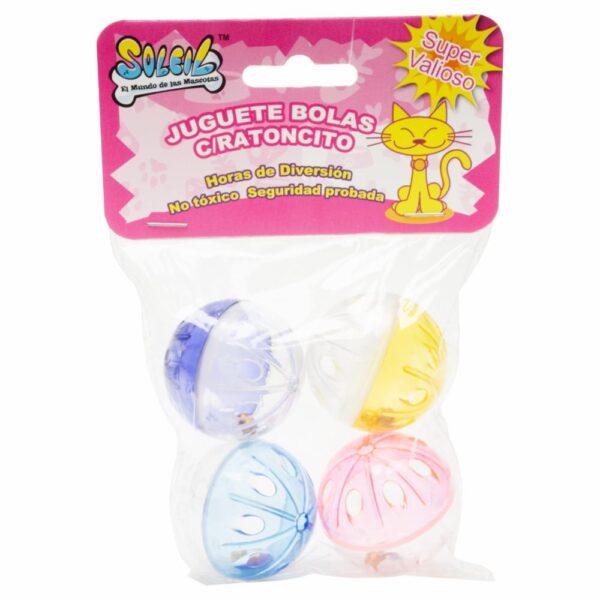 Juguete Bolas Cascabel SOLEIL TRADING Para Gato