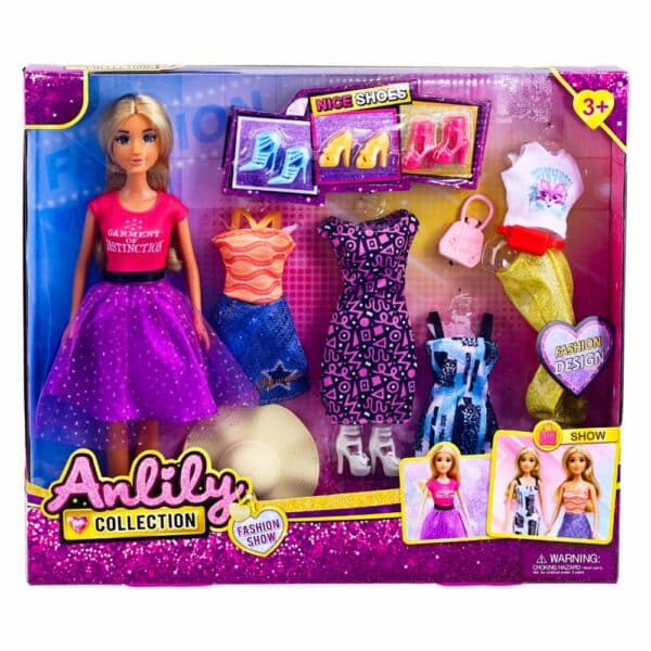Muñeca De Verano ANLILY Incluye Vestidos