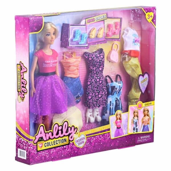 Muñeca De Verano ANLILY Incluye Vestidos - Imagen 2