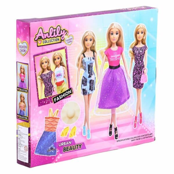 Muñeca De Verano ANLILY Incluye Vestidos - Imagen 3