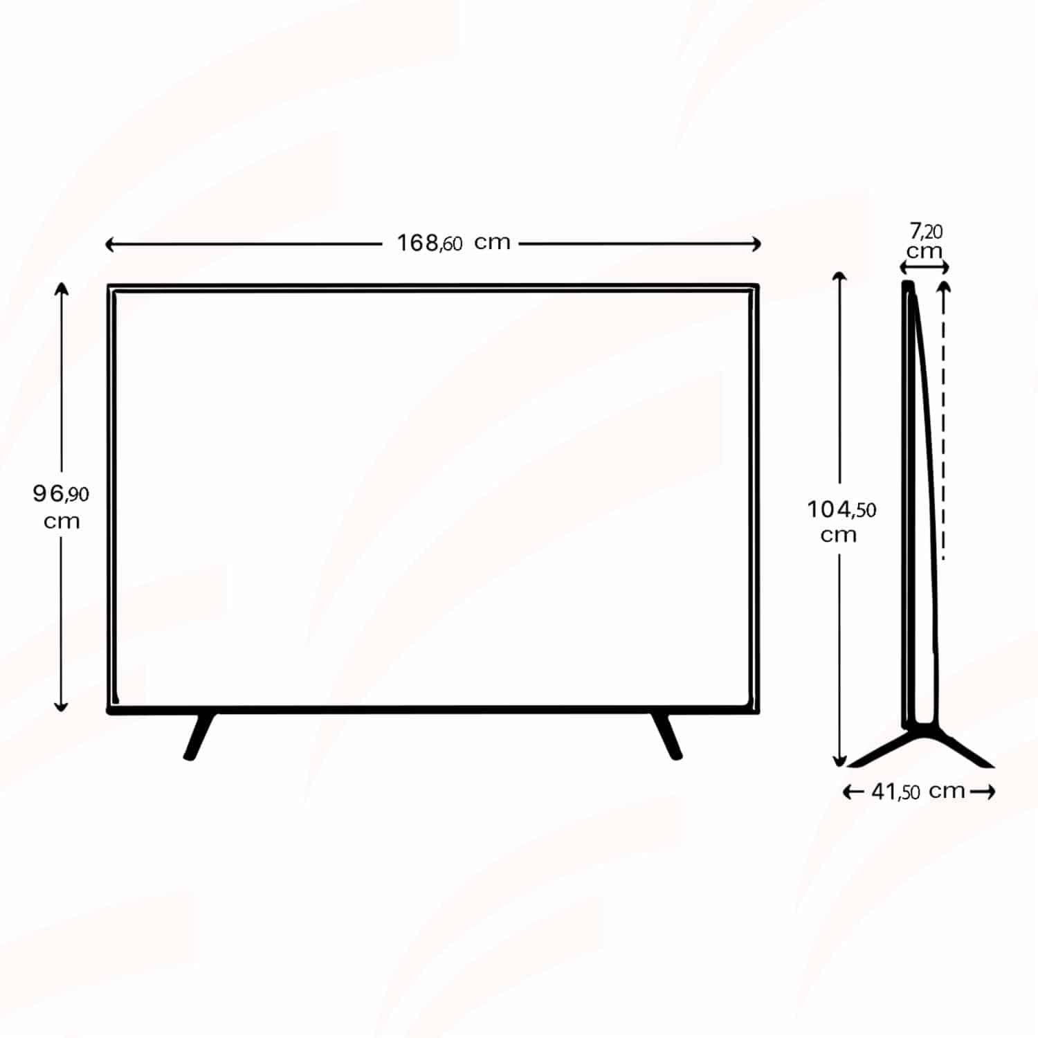 TV Led Android KD-75X77L LA8 SONY 75" - Imagen 3