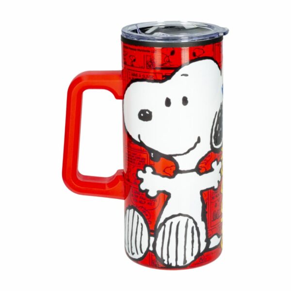 Tomatodo Acero Inoxidable Doble Pared Con Asa Snoopy FUN KIDS 500 Ml