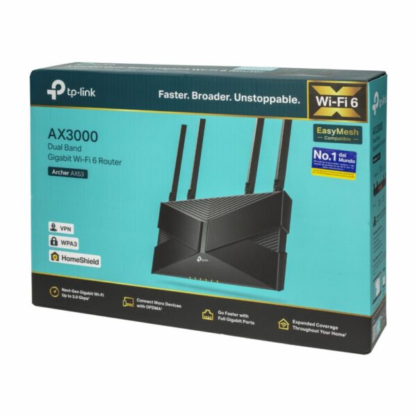 Router AX3000 Archer AX53 TP-LINK Wifi 6 - Imagen 3