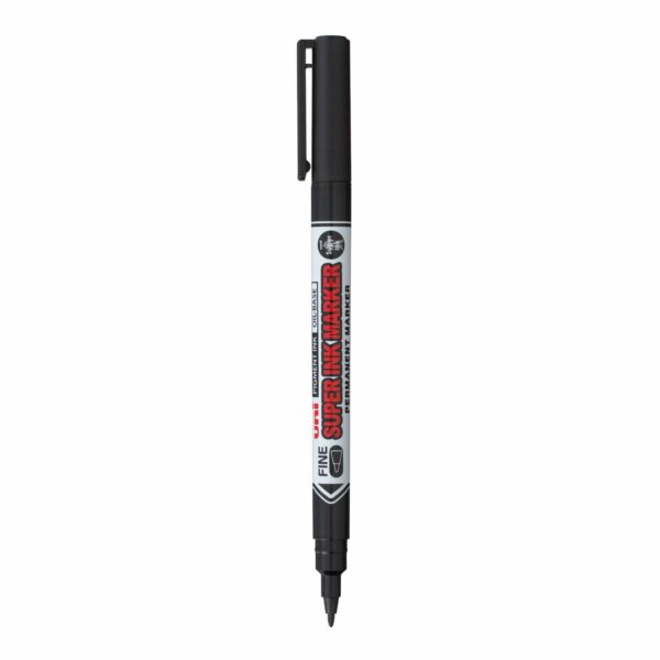 Marcador Permanente Fine Negro Super Ink UNIBALL 9MM