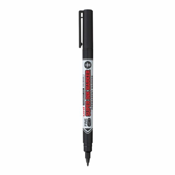 Marcador Permanente Fine Negro Super Ink UNI 9MM