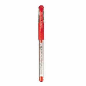 Bolígrafo Roller Signo Dx Ultrafine Soft Grip Rojo UNIBALL 0.38