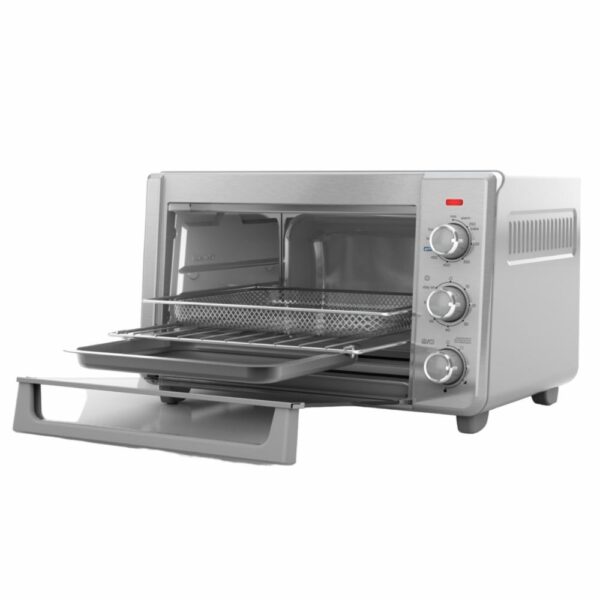 Horno Tostador Eléctrico Freidora De Aire, 2 En 1 Hornea Y Fríe Con Aire BLACK & DECKER 0,7 Pies - Imagen 3