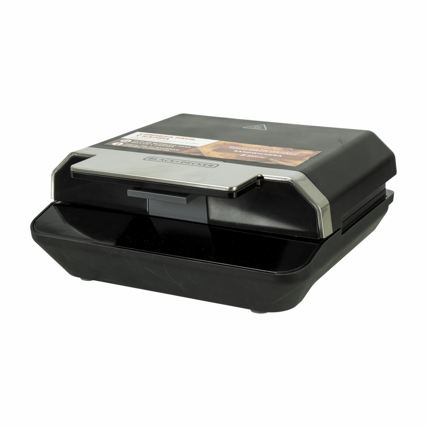Sanduchera 750W SM602F-1BDLA BLACK & DECKER 2 Panes