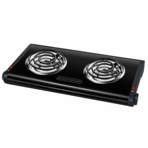 Hornilla Eléctrica Doble Negra BLACK & DECKER 2 Quemadores