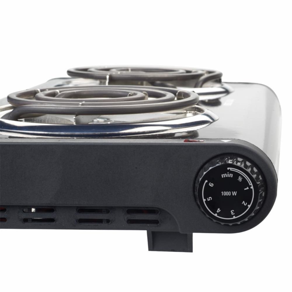 Hornilla Eléctrica Doble Negra BLACK & DECKER 2 Quemadores - Imagen 2