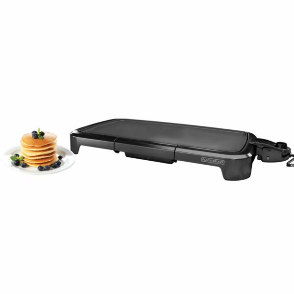 Plancha Asadora Con Recubrimiento Antiadherente Y Canal Para Eliminar La Grasa BLACK & DECKER 110w - Imagen 2