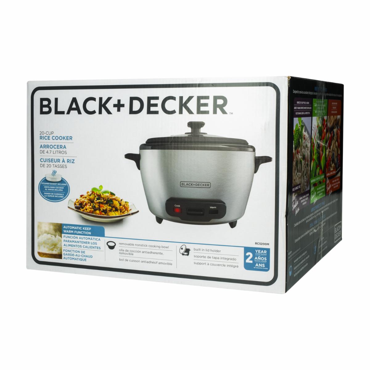 Olla Arrocera Multiusos RC5200M BLACK & DECKER 4.8 Litros