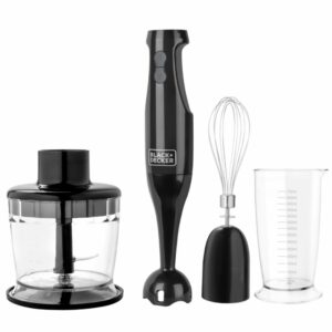 Batidora Eléctrica De Inmersión 3 En 1 Mezcla, Bate Y Tritura BLACK & DECKER 200 watts