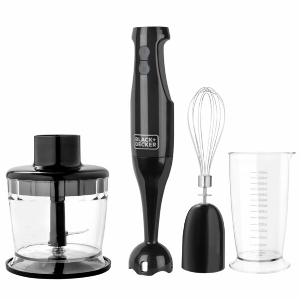 Batidora De Inmersión Set 3 En 1 Mezcla, Bate Y Tritura Modelo  HB2800B BLACK & DECKER 200 watts - Imagen 2