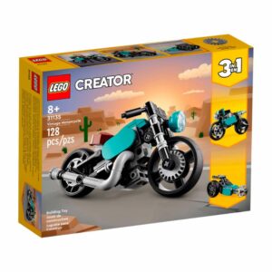 Bloques De Armar Motocicleta Antigua LEGO CREATOR 128 Piezas