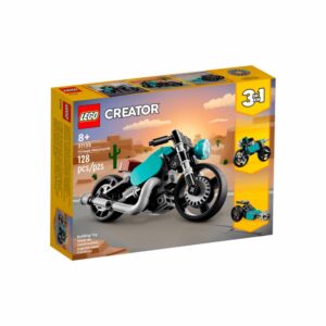 Bloques De Armar Motocicleta Antigua LEGO CREATOR 128 Piezas