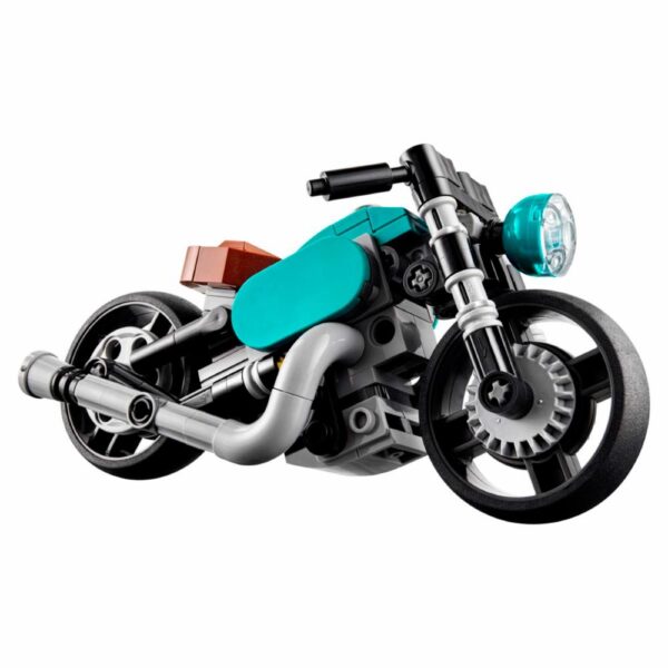 Bloques De Armar Motocicleta Antigua LEGO CREATOR 128 Piezas - Imagen 3