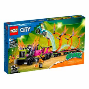 Bloques De Armar Desafío Del Anillo De Fuego LEGO CITY 479 Piezas
