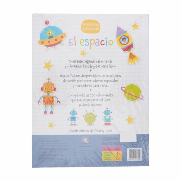 Libro Mis Primeras Calcomanías El Espacio SILVER DOLPHIN 30 Páginas - Imagen 2
